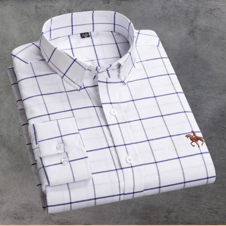 Heren - Klassiek eersteklas overhemd - Lichtgewicht en comfortabel - Perfect voor casual of formele gelegenheden