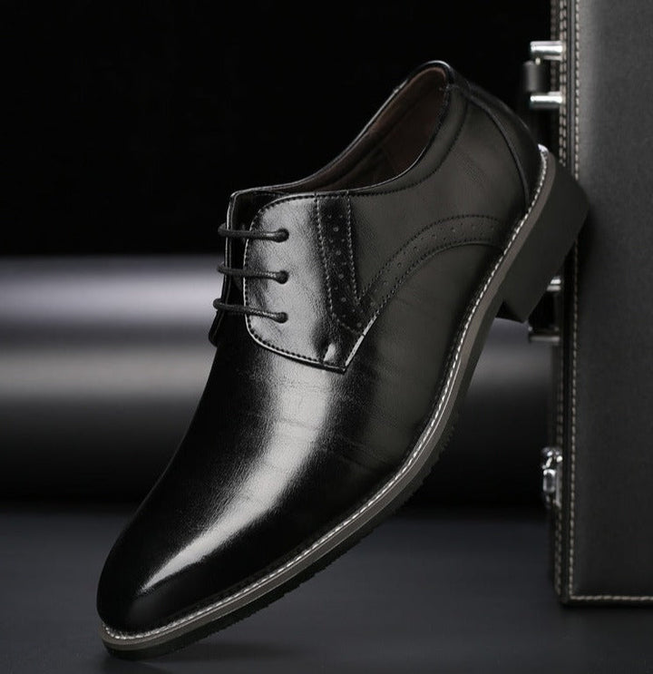 Heren - Elegante Veterschoenen - Stijlvol en Comfortabel - Perfecte Schoenen voor Elke Gelegenheid