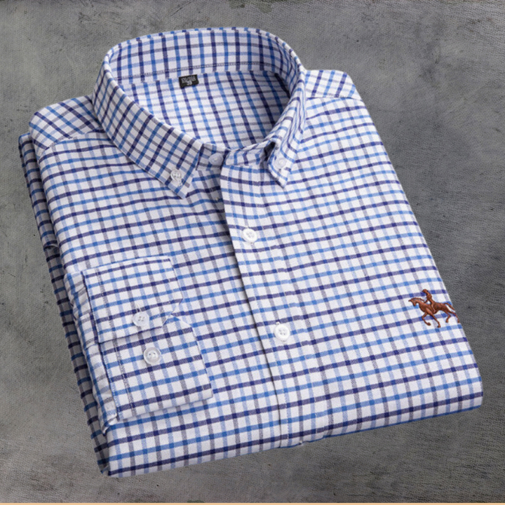 Heren - Klassiek eersteklas overhemd - Lichtgewicht en comfortabel - Perfect voor casual of formele gelegenheden