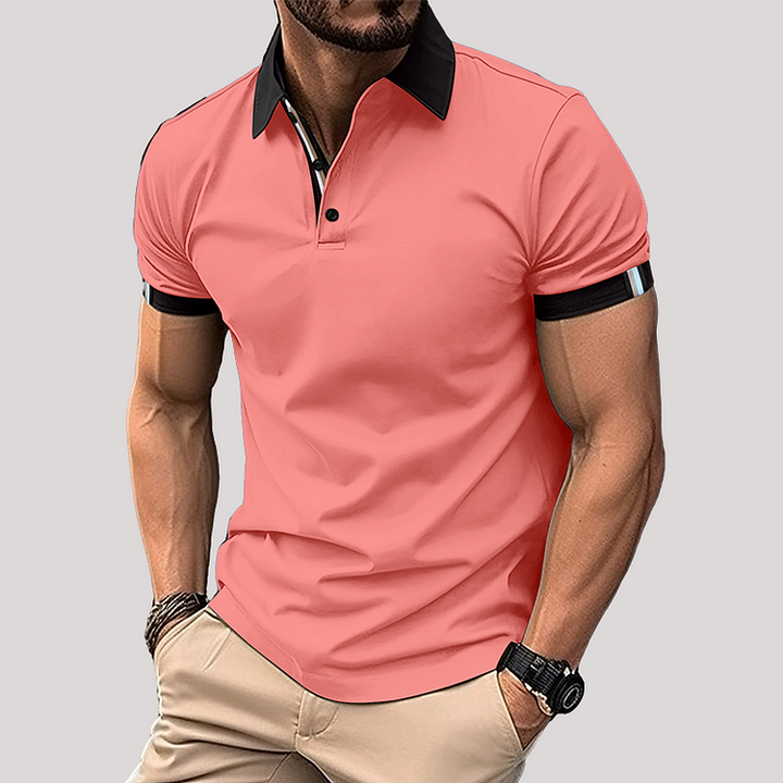 Poloshirt met revers met knopen