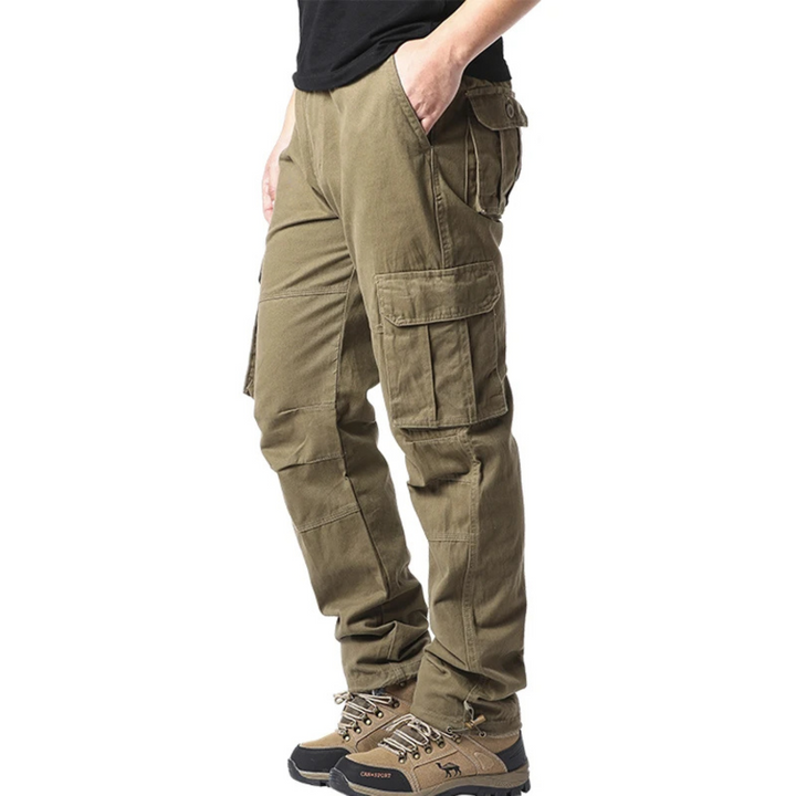 Grote maat stretch taille tactische cargo broek heren