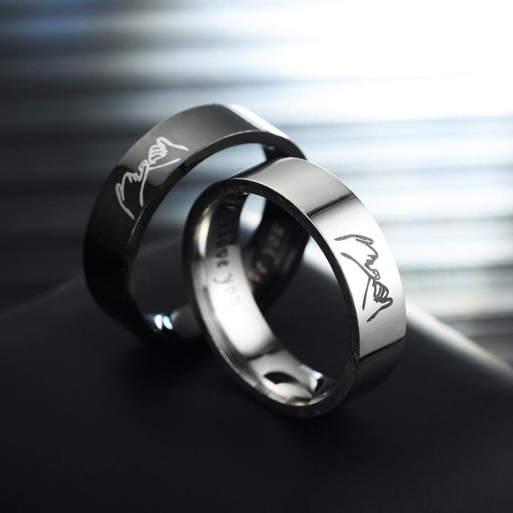 Tungsten Carbide Herenring