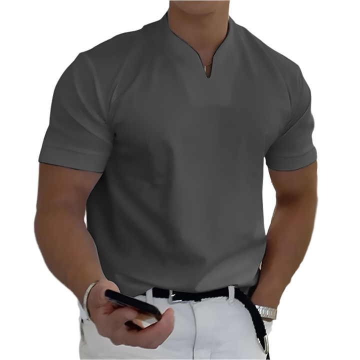 Heren - Elegant fitness T-shirt met korte mouwen - Ademend en lichtgewicht - Perfect voor elke gelegenheid