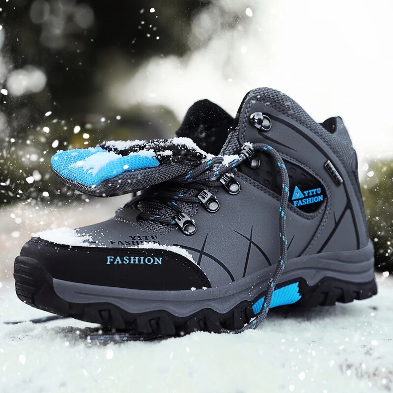 Heren Waterdicht Warm Gevoerd Outdoor Trekkingschoenen