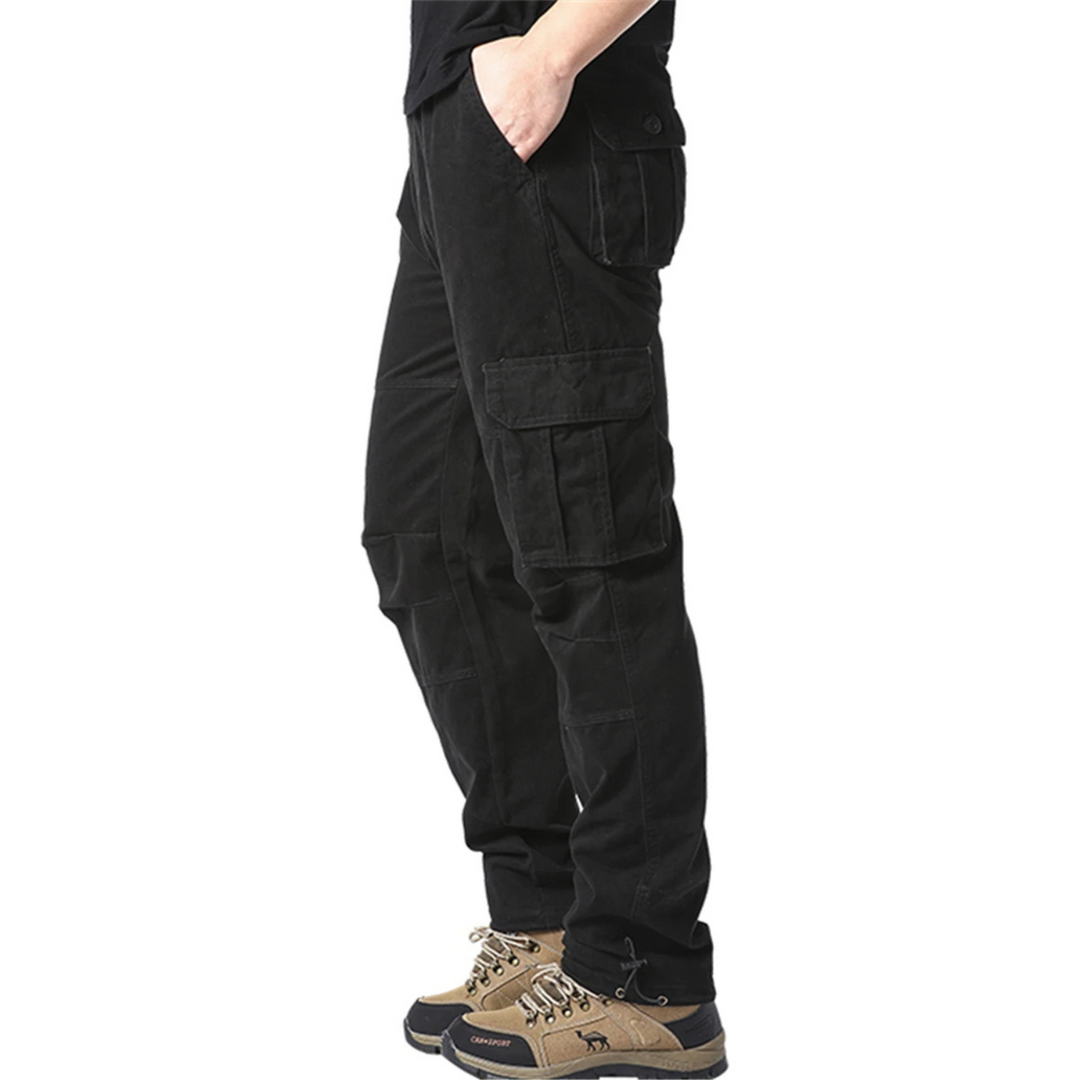 Grote maat stretch taille tactische cargo broek heren