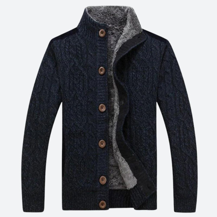 Heren - Cardigan - Kabelpatroon - Comfortabele en Stijlvolle Draagbare Mode