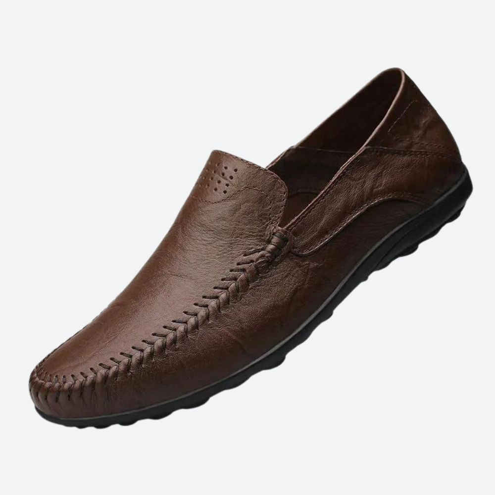 Heren - Loafers - Elegante Leren Comfort Schoenen - Stijlvolle en Tijdloze Instappers