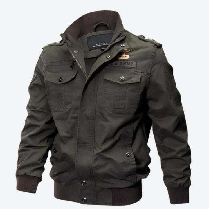 Heren - Bomberjack - Militaire Stijl - Comfortabele, Ademend Materiaal