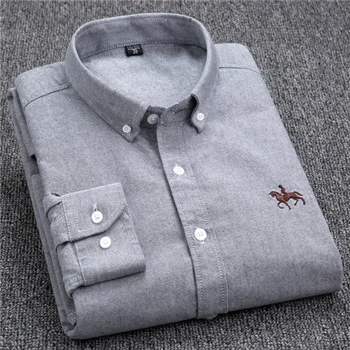 Heren - Klassiek eersteklas overhemd - Lichtgewicht en comfortabel - Perfect voor casual of formele gelegenheden