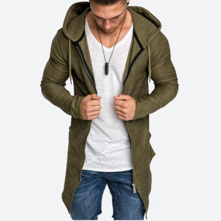 Heren - Gebreid Vest met Capuchon - Zacht Materiaal, Casual Stijl - Perfect voor Elke Gelegenheid