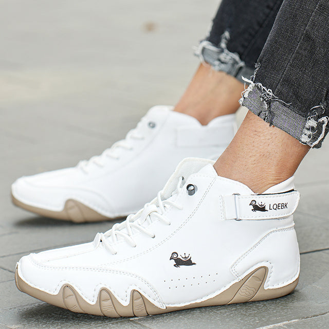 Heren - ultra-comfortabele antislip blotevoeten schoen van echt leer (unisex)