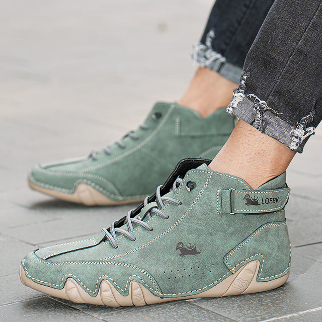 Heren - ultra-comfortabele antislip blotevoeten schoen van echt leer (unisex)