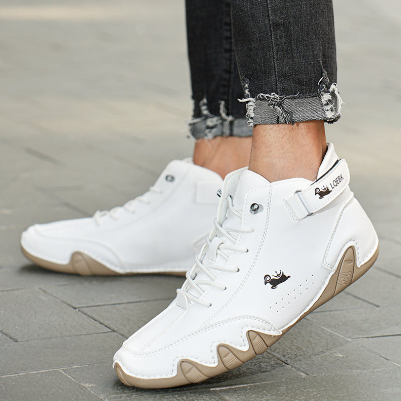 Heren - ultra-comfortabele antislip blotevoeten schoen van echt leer (unisex)