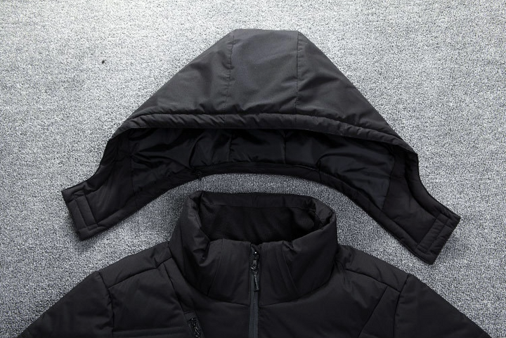 Heren - Extra warme uitneembare winterjas met capuchon - Perfect voor koudere seizoenen