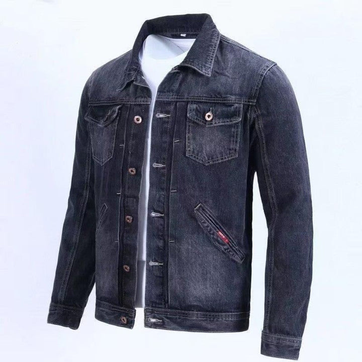 Heren - Tijdloos Klassiek Denimjack - Duurzaam Katoen - Perfect Casual Outfit voor Elke Gelegenheid