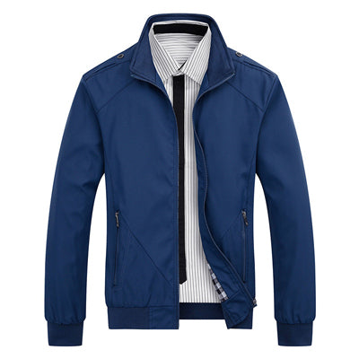 Heren - Stijlvolle Jas - Hoogwaardige Stof - Elegante Look voor Elke Gelegenheid