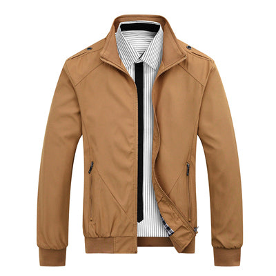 Heren - Stijlvolle Jas - Hoogwaardige Stof - Elegante Look voor Elke Gelegenheid
