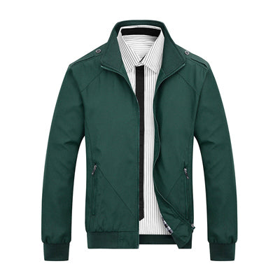 Heren - Stijlvolle Jas - Hoogwaardige Stof - Elegante Look voor Elke Gelegenheid