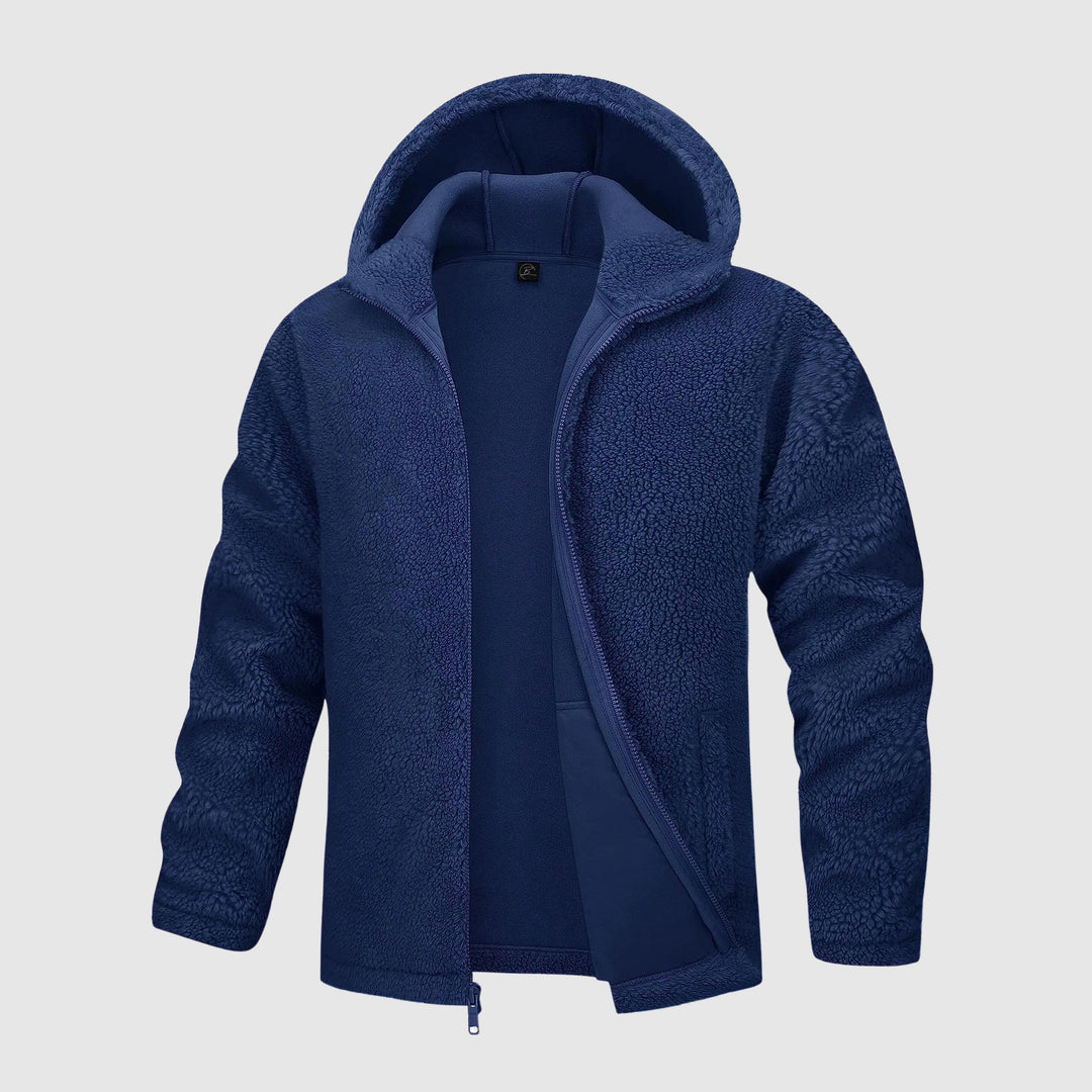 Heren - Sherpa Herenjack met Capuchon - Warm en Comfortabel - Ideaal voor Koude Dagen