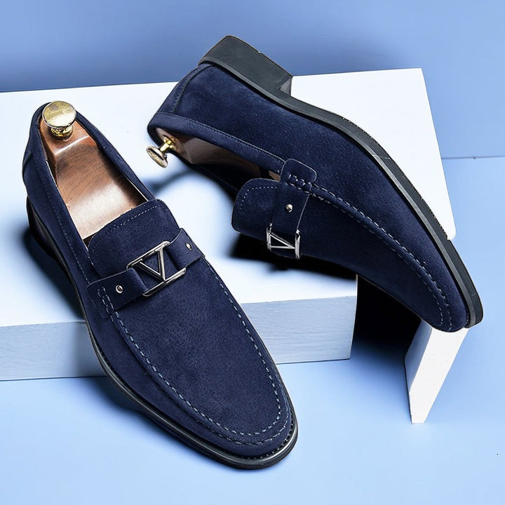 Heren - Comfortabele Leren Loafers - Klassieke Schoenen voor Elke Gelegenheid - Stijlvolle Schoenkeuze