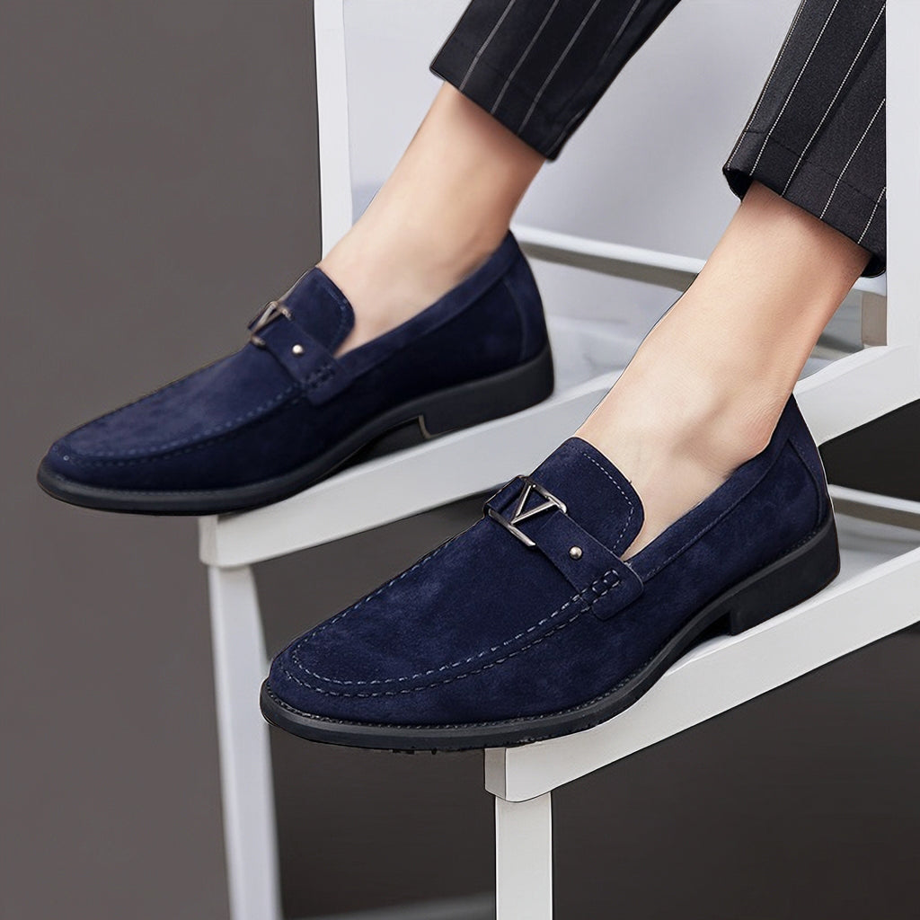 Heren - Comfortabele Leren Loafers - Klassieke Schoenen voor Elke Gelegenheid - Stijlvolle Schoenkeuze