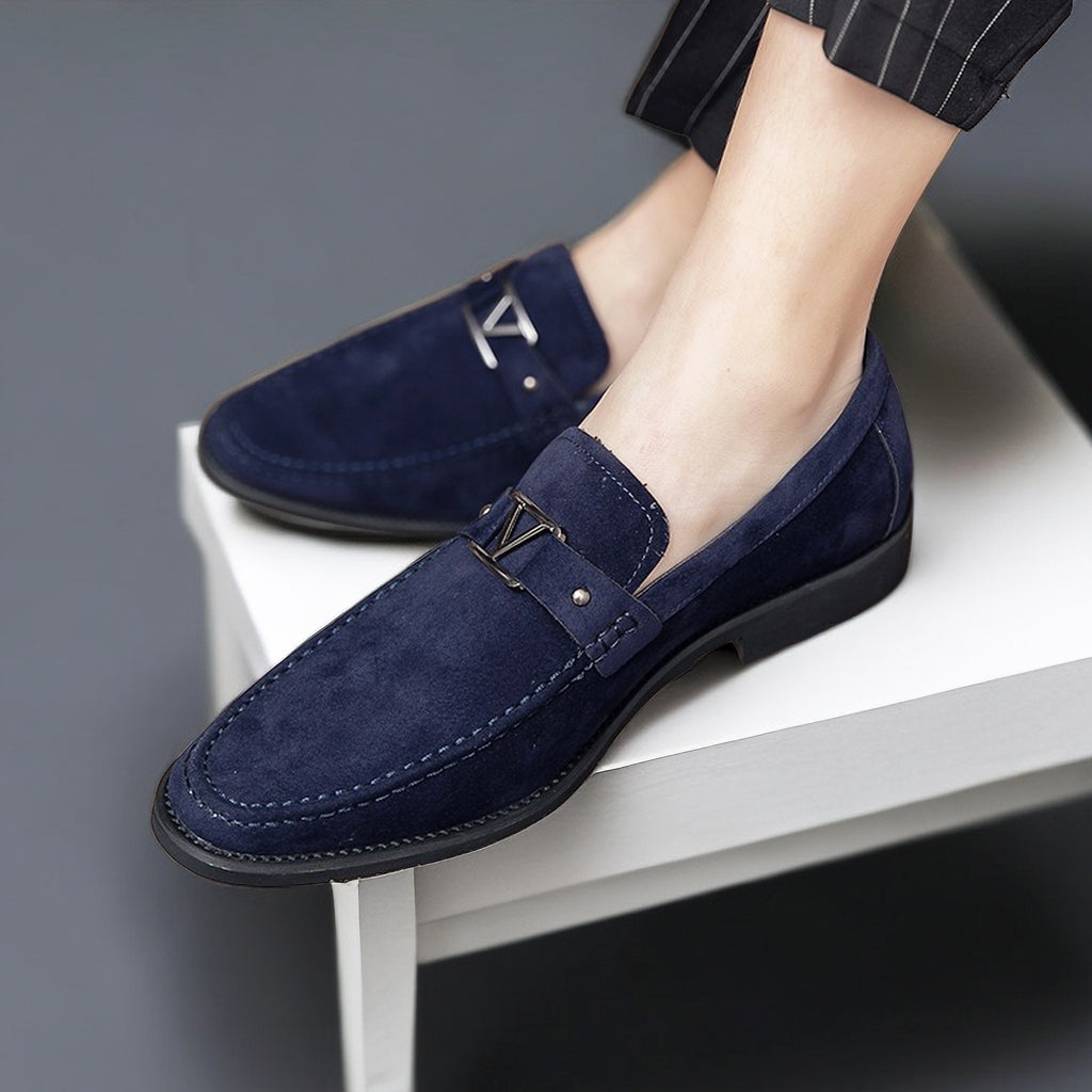 Heren - Comfortabele Leren Loafers - Klassieke Schoenen voor Elke Gelegenheid - Stijlvolle Schoenkeuze