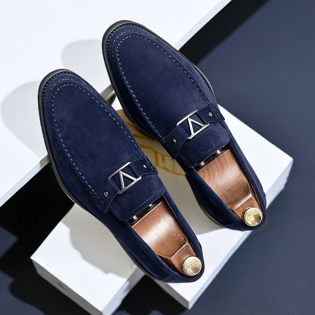 Heren - Comfortabele Leren Loafers - Klassieke Schoenen voor Elke Gelegenheid - Stijlvolle Schoenkeuze