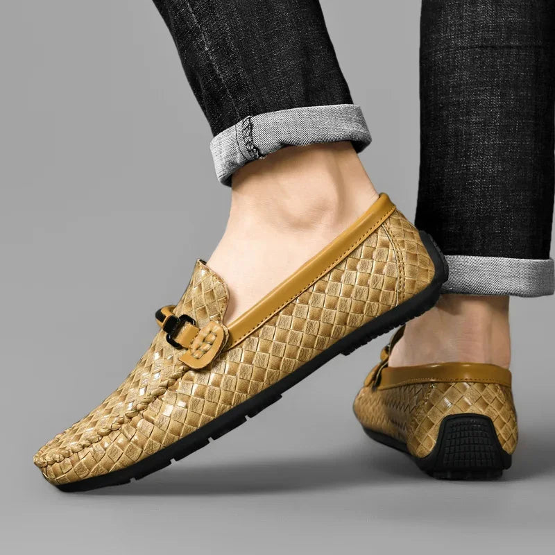 Heren - Leren Loafers - Comfortabele Instappers - Perfect voor Casual en Formele Gelegenheden