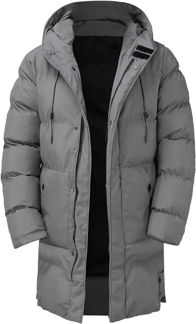 Heren Dikke Winterjas - Warm Materiaal - Comfortabele Stijl - Perfect voor Koude Dagen