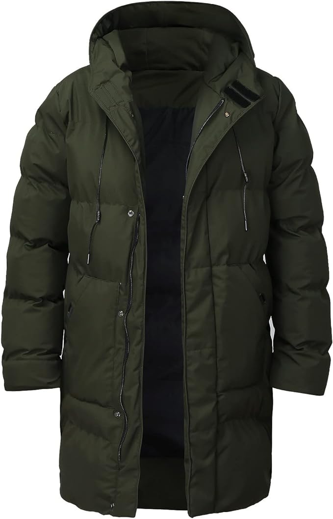 Heren Dikke Winterjas - Warm Materiaal - Comfortabele Stijl - Perfect voor Koude Dagen