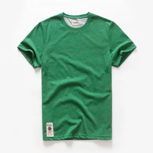 Heren - Zacht katoenen T-shirts - Comfortabel Effen - Perfect voor Elke Gelegenheid