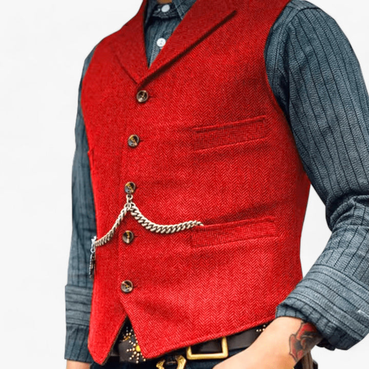 Heren - Zakelijk vest - Tijdloze elegantie - Perfect voor dagelijks gebruik