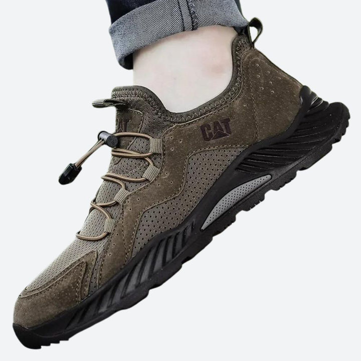 Heren - Sportschoenen - Stijlvol Leer - Comfortabele en Trendy Sneakers voor Actieve Mannen