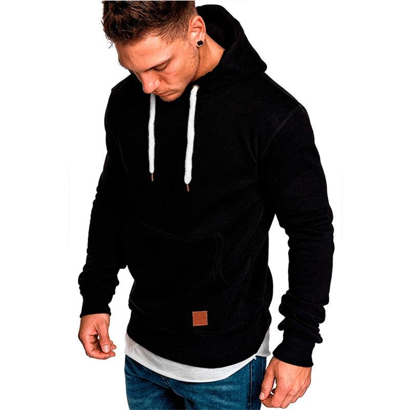 Heren - Casual Hoodie - Comfortabel en Ademend - Perfect voor Vrijetijdskleding en Ontspanning