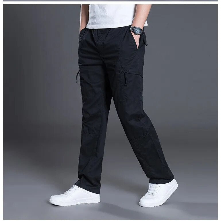 rechte cargo baggy broek