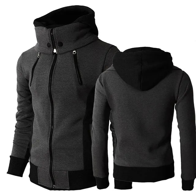 Heren - Pullover met Rits - Comfortabel en Stijlvol - Perfect voor Elke Gelegenheid