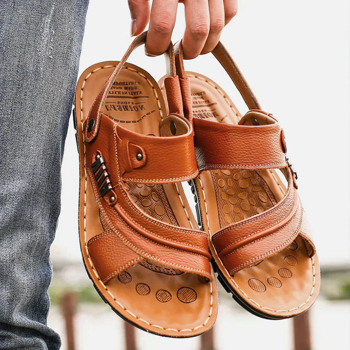 Heren - Oncomfortabele sandalen - Ademend materiaal & voetsteun - Comfortabele stijl voor elke dag