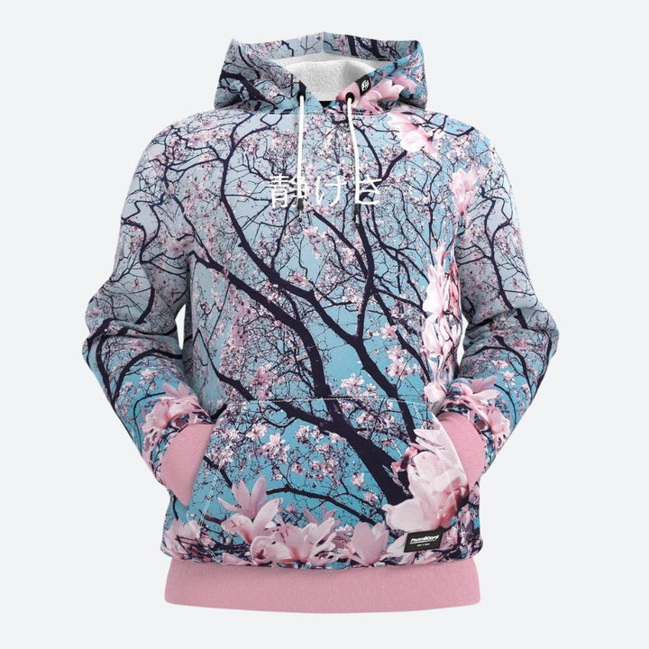 Heren - Hoodie - Kersenbloesemprint - Comfortabele en Stijlvolle Trui voor elke Gelegenheid