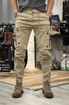 Heren - Elastische Cargo Broek - Comfortabele en Stijlvolle Bovenkleding - Perfect voor Elke Gelegenheid
