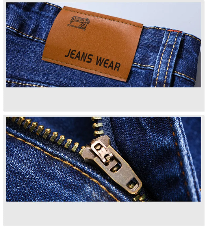 Rechte casual rekbare jeans