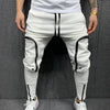 Mannen Ritssluiting Zak Hiphop Cargo Broek