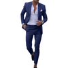 Heren - Elegante Slim Fit Pak - Hoogwaardige Stof - Perfect voor Formele Gelegenheden