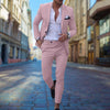 Heren - Elegante Slim Fit Pak - Hoogwaardige Stof - Perfect voor Formele Gelegenheden