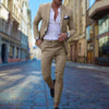 Heren - Elegante Slim Fit Pak - Hoogwaardige Stof - Perfect voor Formele Gelegenheden