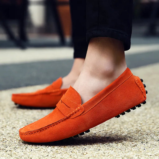 Heren - Leren loafers - Hoogwaardige slip-on stijl - Comfortabele en stijlvolle schoenen voor elke gelegenheid