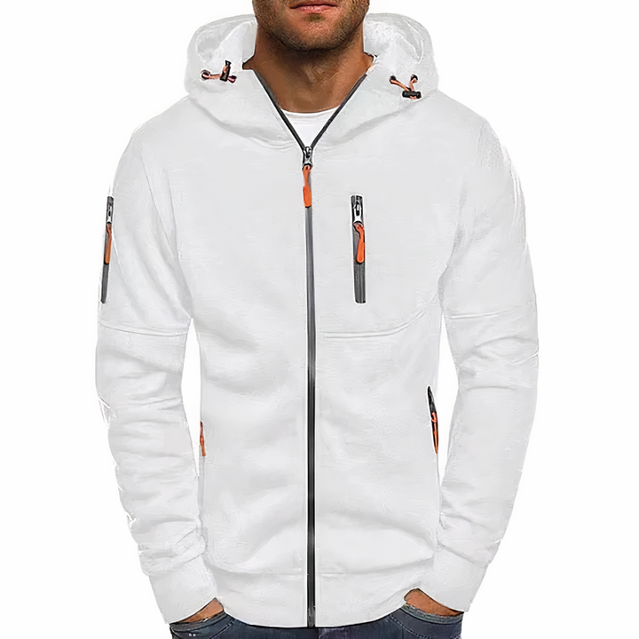 Heren - Hoodie met Ritssluiting - Comfortabel Katoen - Casual Sportkleding