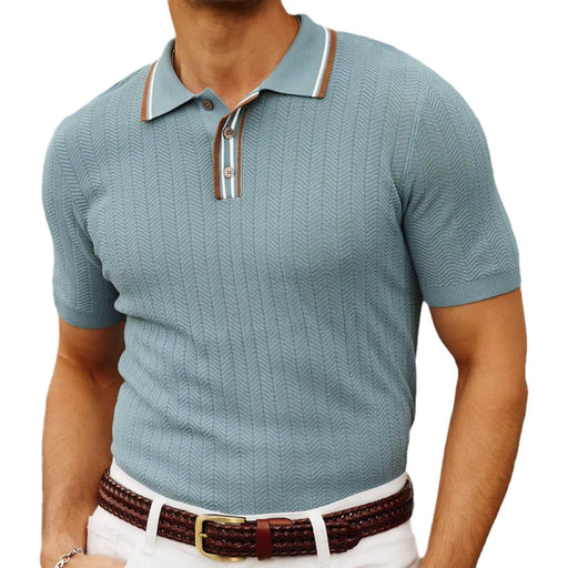 Heren - Korte Mouwen Overhemd - Casual Stijl - Comfortabel en Ademend Shirt voor Elke Gelegenheid