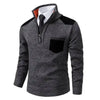 Heren Pullover Met Halve Rits