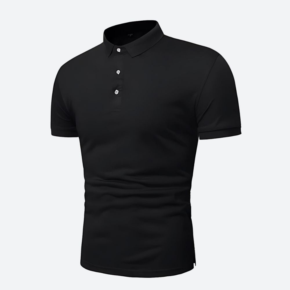 Heren - Casual Poloshirt - Ademend Katoen - Comfortabele Zomerstijl voor Elke Gelegenheid