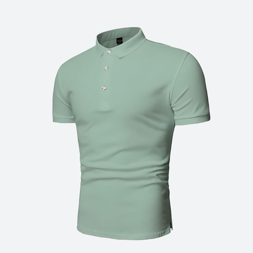 Heren - Casual Poloshirt - Ademend Katoen - Comfortabele Zomerstijl voor Elke Gelegenheid